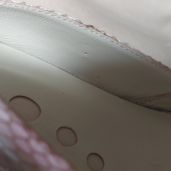 Irregular Choice by Office butterfly faux snakeskin peeptoe heels Size 10 - Picture 10 of 11